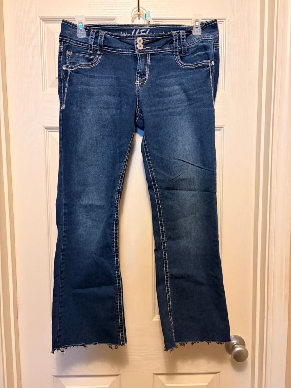 Wallflower Dark Blue Flare Jeans